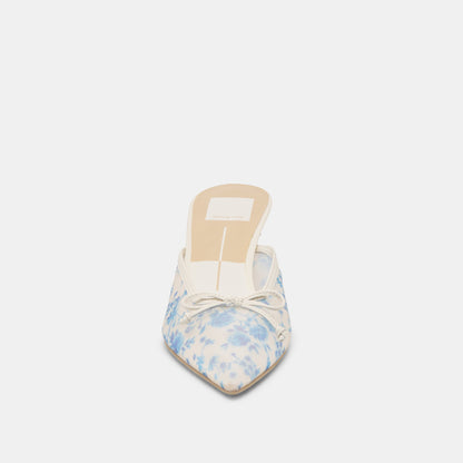 Dolce Vita Cleo Blue Floral Mesh Heels