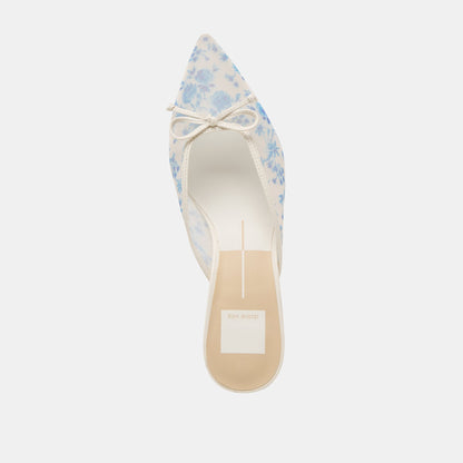 Dolce Vita Cleo Blue Floral Mesh Heels