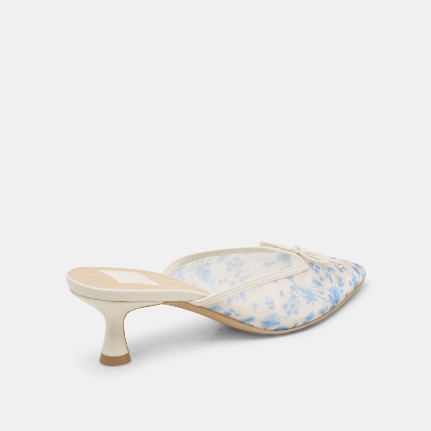 Dolce Vita Cleo Blue Floral Mesh Heels