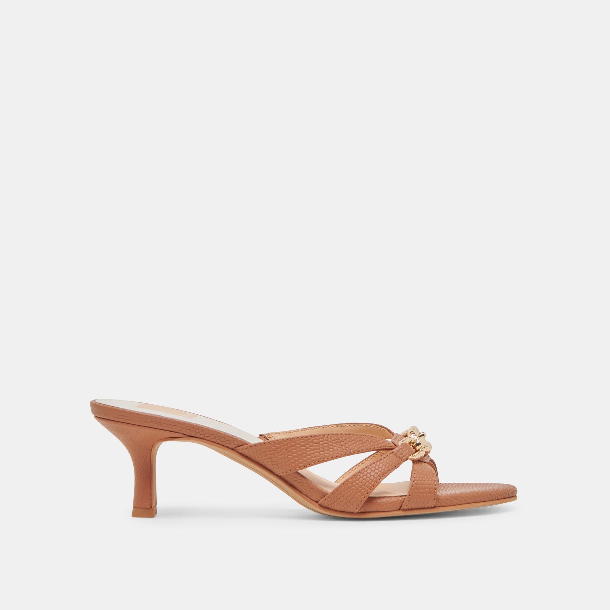 Dolce Vita LERAH HEELS SADDLE EMBOSSED LEATHER