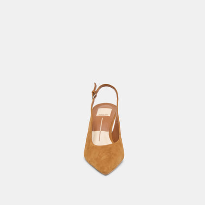 Dolce Vita Elasi Brown Nubuck Heels