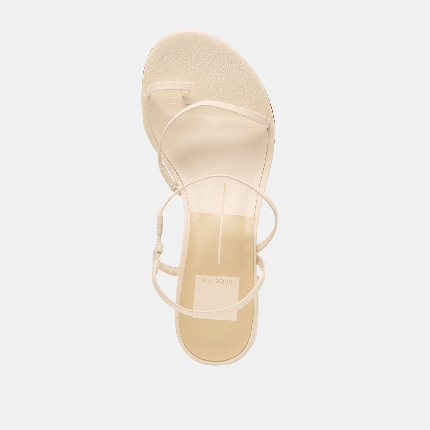Dolce Vita Trini Creme Leather Heels