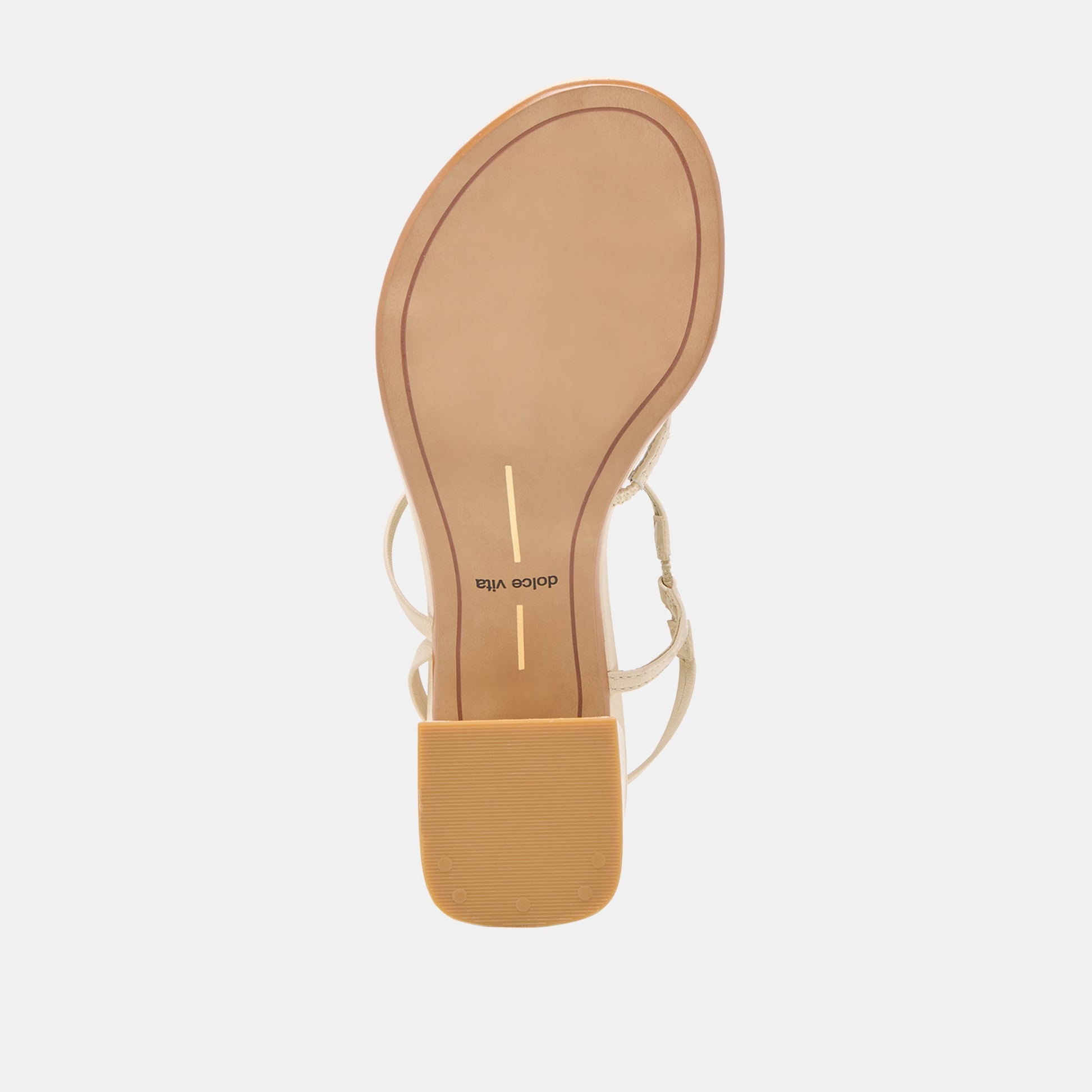 Dolce Vita Trini Creme Leather Heels