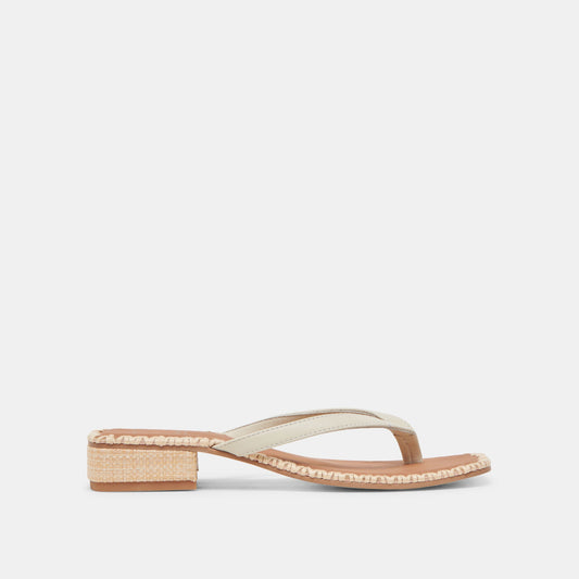 Dolce Vita BARTY SANDALS WHITE LEATHER