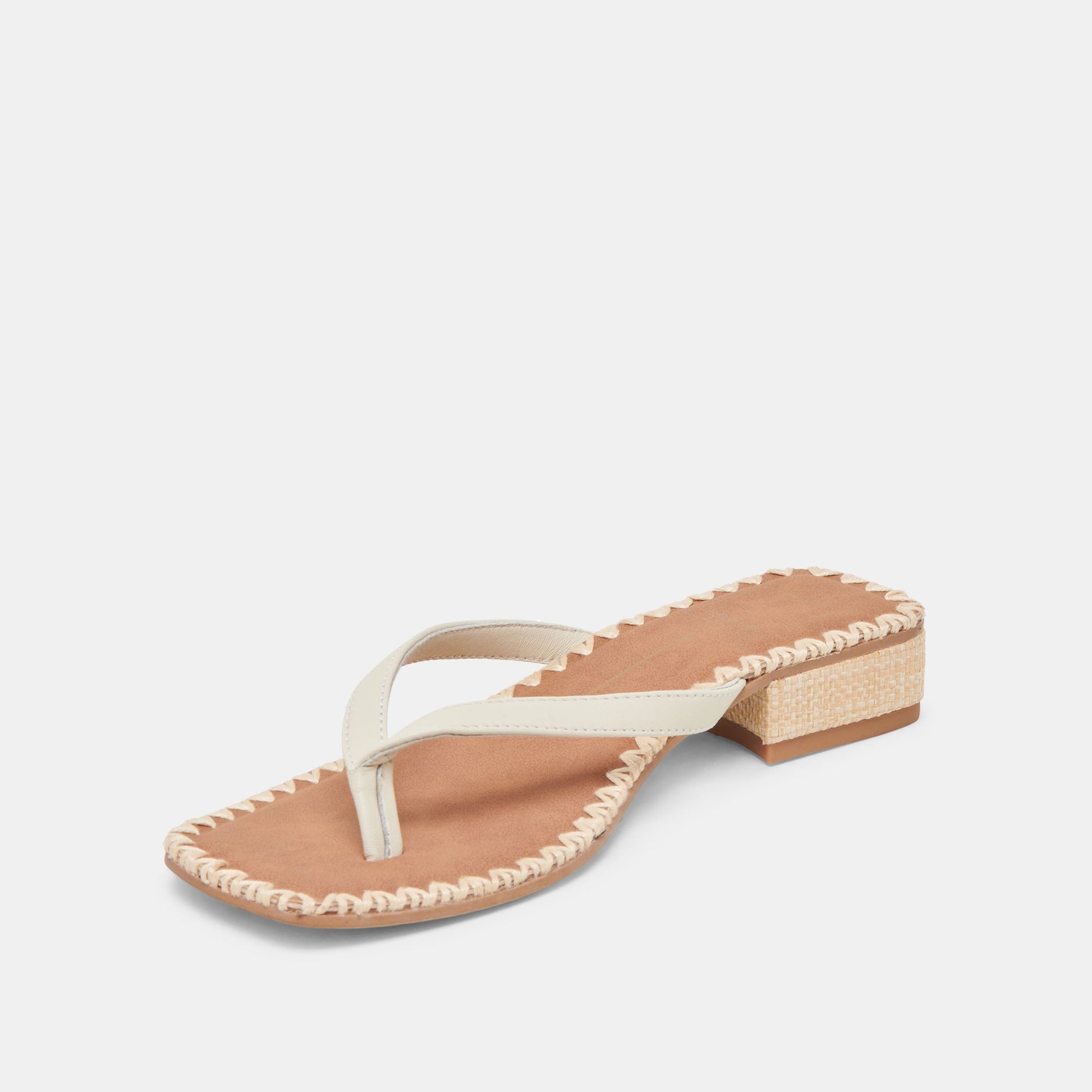 Dolce Vita BARTY SANDALS WHITE LEATHER