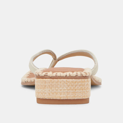 Dolce Vita BARTY SANDALS WHITE LEATHER