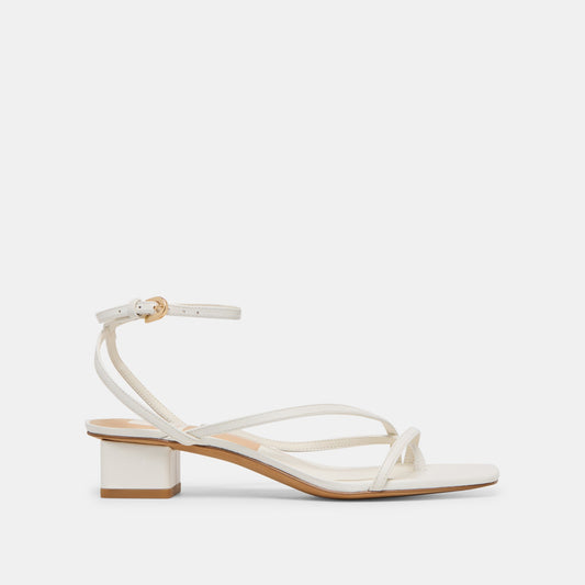 Dolce Vita Karlos True White Leather Sandals