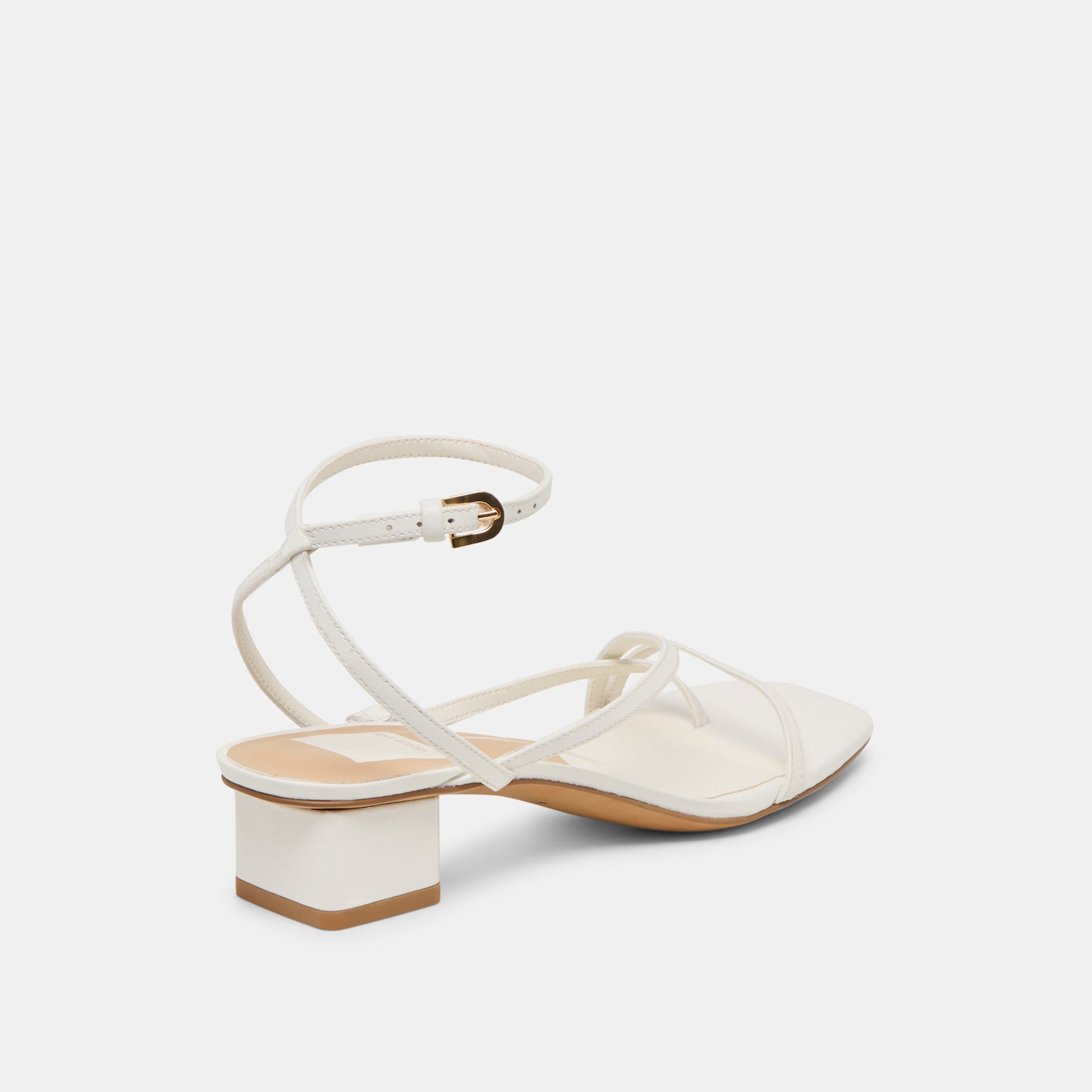 Dolce Vita Karlos True White Leather Sandals