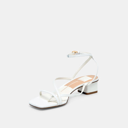 Dolce Vita Karlos True White Leather Sandals