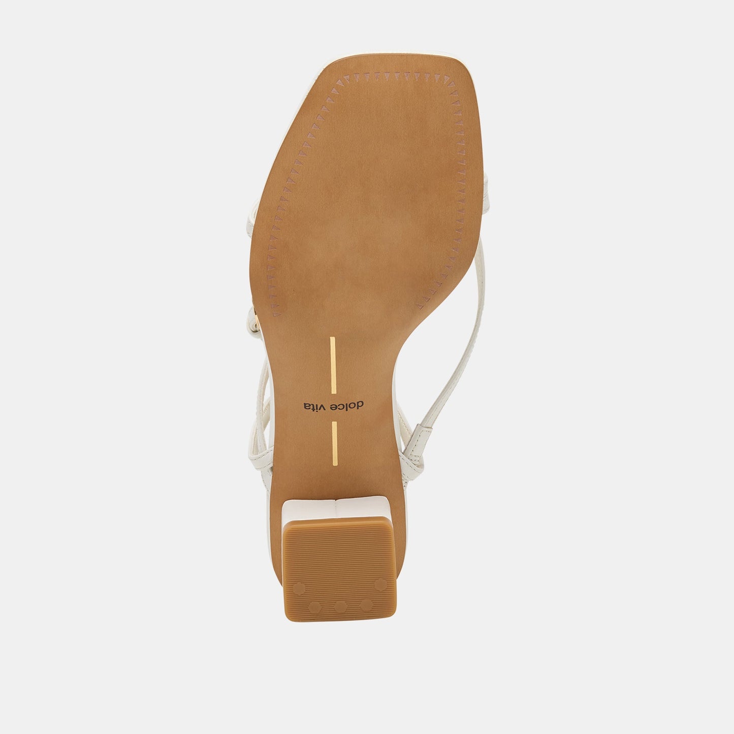 Dolce Vita Karlos True White Leather Sandals
