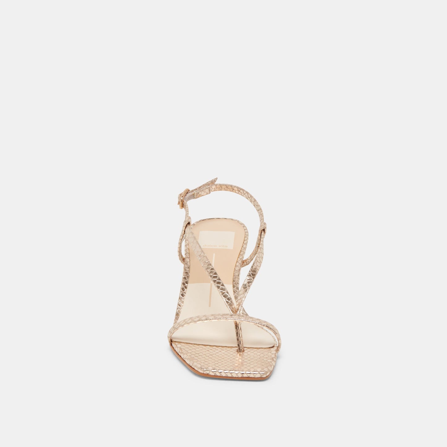 Dolce Vita LAURY HEELS CHAMPAGNE EMBOSSED LEATHER