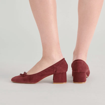 Dolce Vita Karmin Brandy Suede Heels
