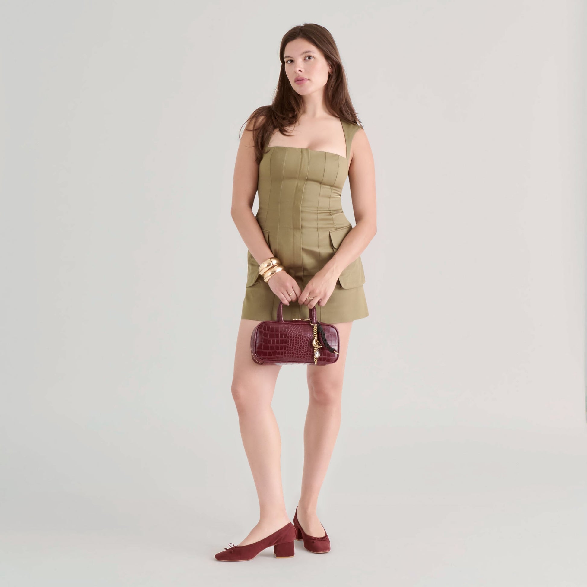 Dolce Vita Karmin Brandy Suede Heels
