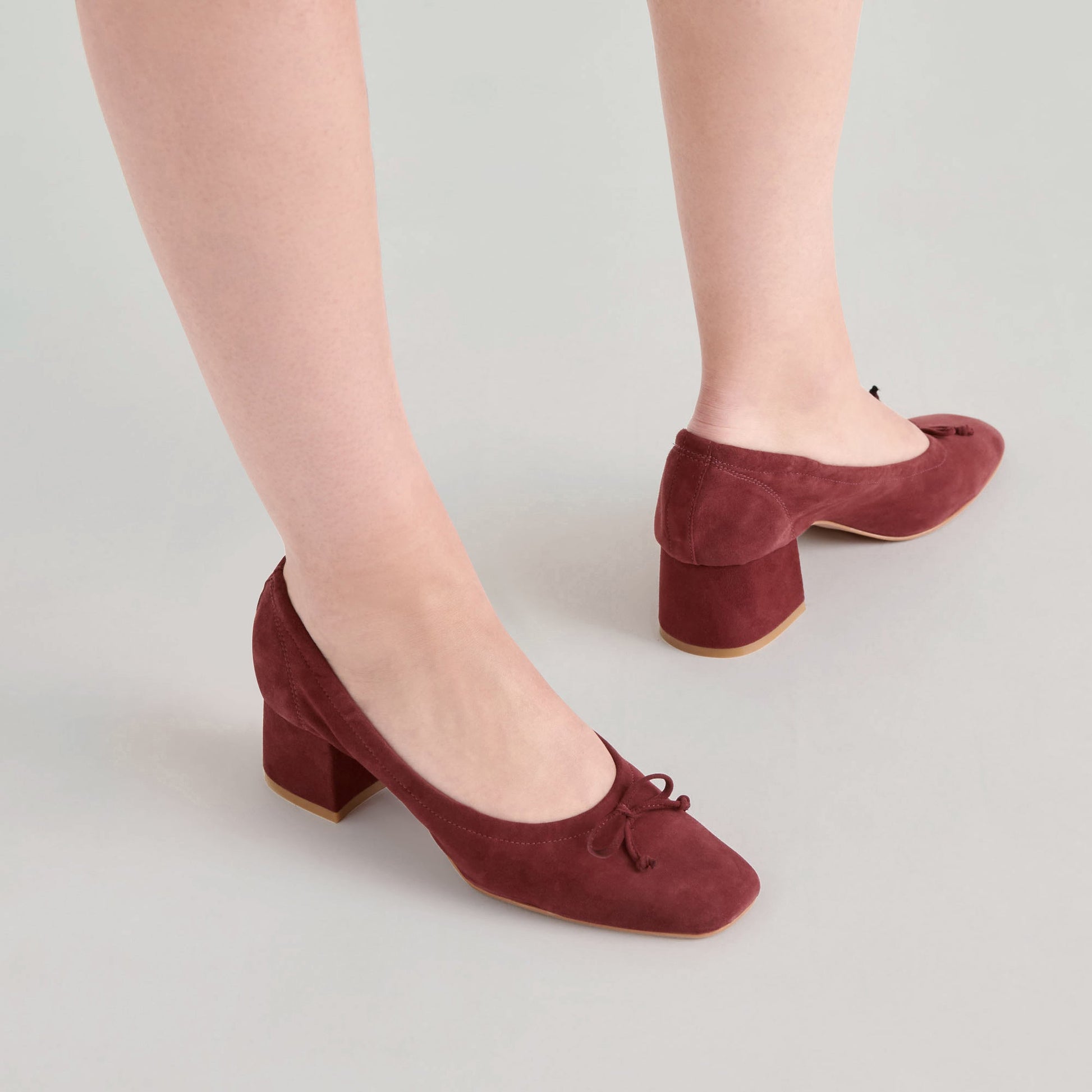 Dolce Vita Karmin Brandy Suede Heels