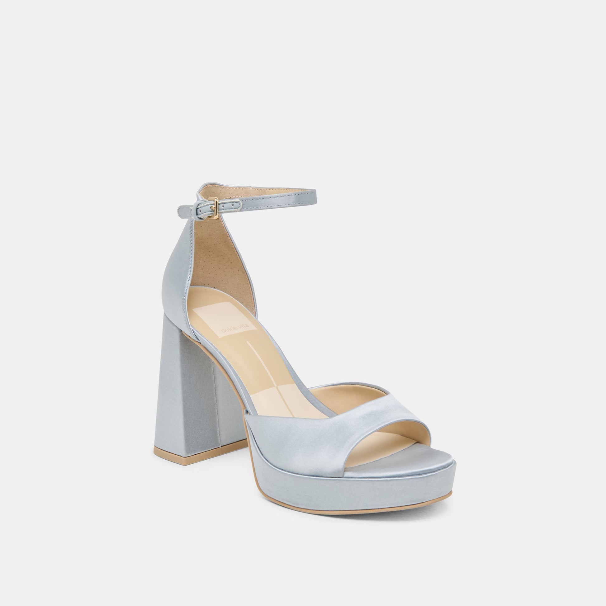 Dolce Vita PANDRO HEELS LIGHT BLUE SATIN