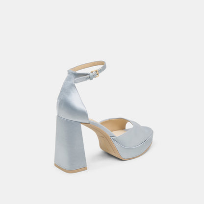 Dolce Vita PANDRO HEELS LIGHT BLUE SATIN