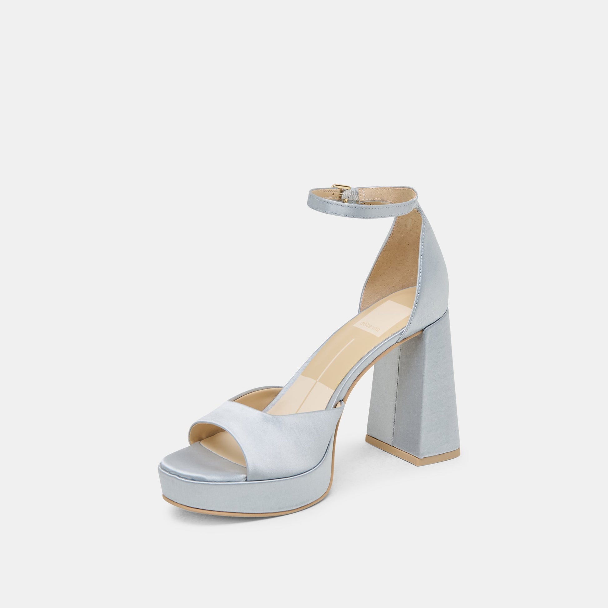 Dolce Vita PANDRO HEELS LIGHT BLUE SATIN