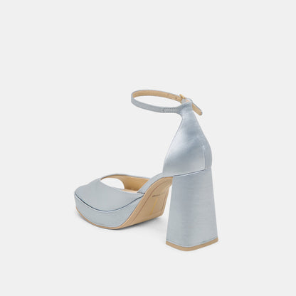 Dolce Vita PANDRO HEELS LIGHT BLUE SATIN