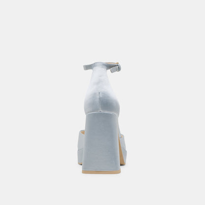 Dolce Vita PANDRO HEELS LIGHT BLUE SATIN