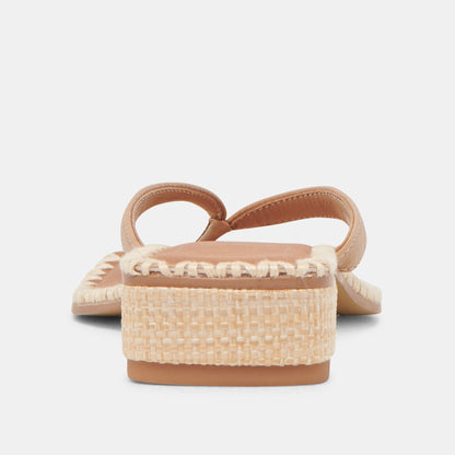 Dolce Vita BARTY SANDALS LIGHT TAN LEATHER