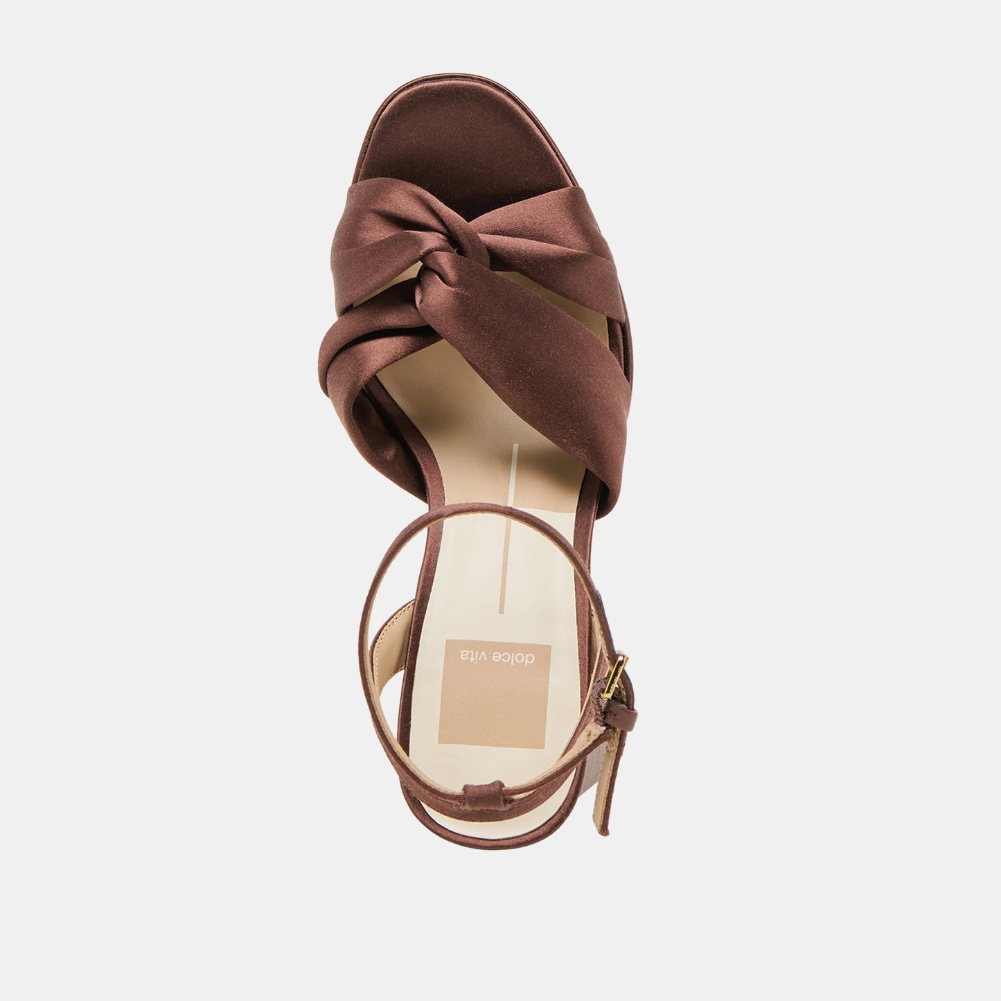 Dolce Vita PARLO HEELS MID BROWN SATIN