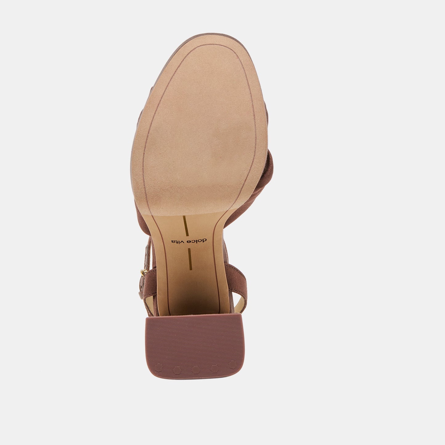Dolce Vita PARLO HEELS MID BROWN SATIN