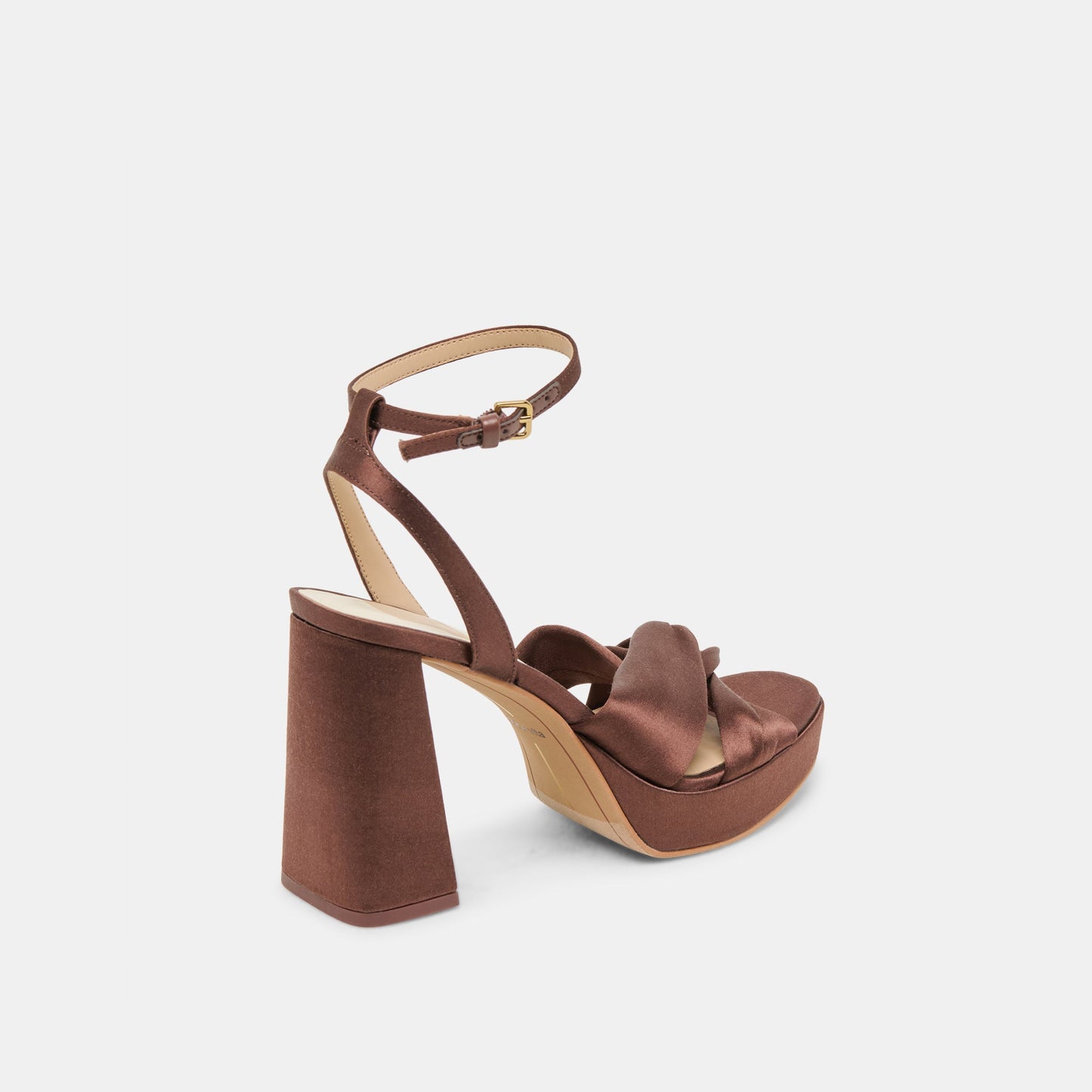 Dolce Vita PARLO HEELS MID BROWN SATIN