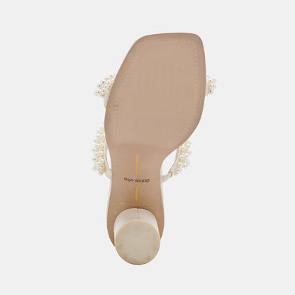 Dolce Vita NOEL Heels Vanilla Pearls