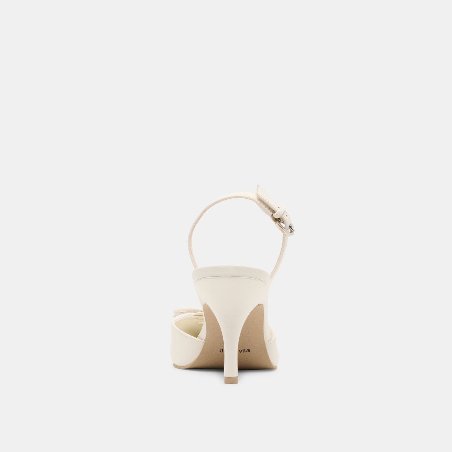 Dolce Vita Hamya White Leather Heels