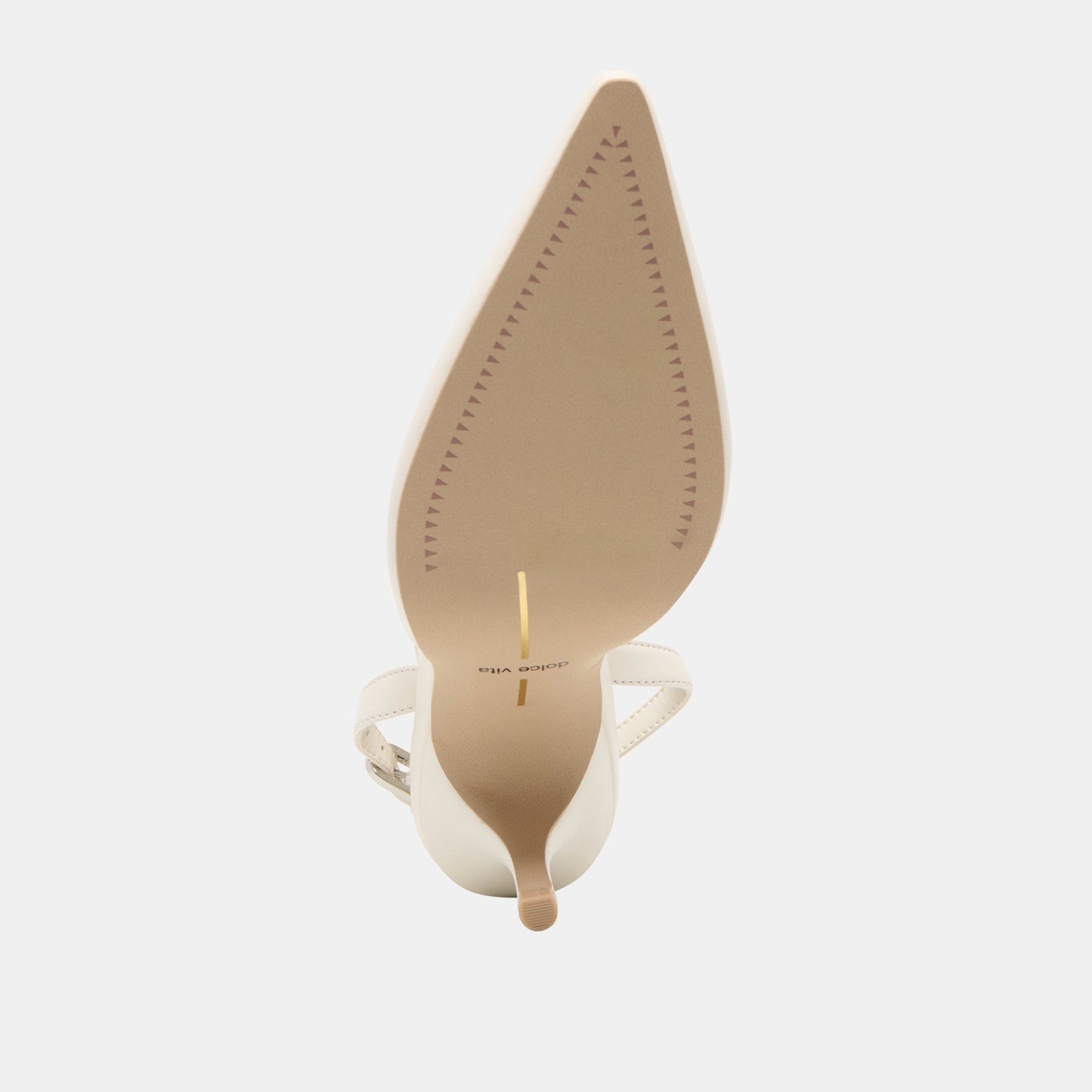 Dolce Vita Hamya White Leather Heels
