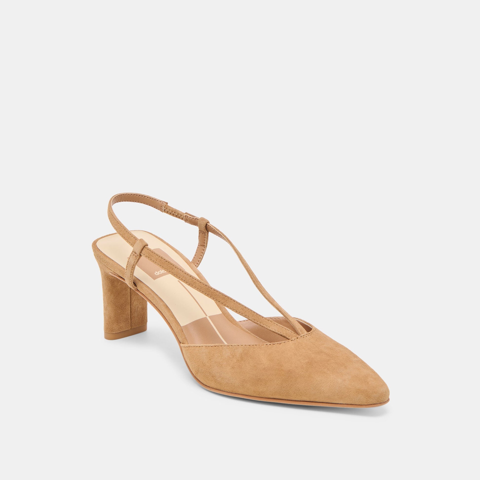 Dolce Vita Ginay Lt Brown Suede Heels