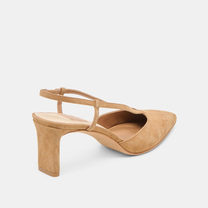 Dolce Vita Ginay Lt Brown Suede Heels