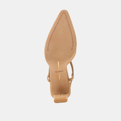 Dolce Vita Ginay Lt Brown Suede Heels