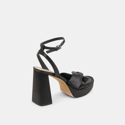 Dolce Vita PARLO HEELS ONYX SATIN