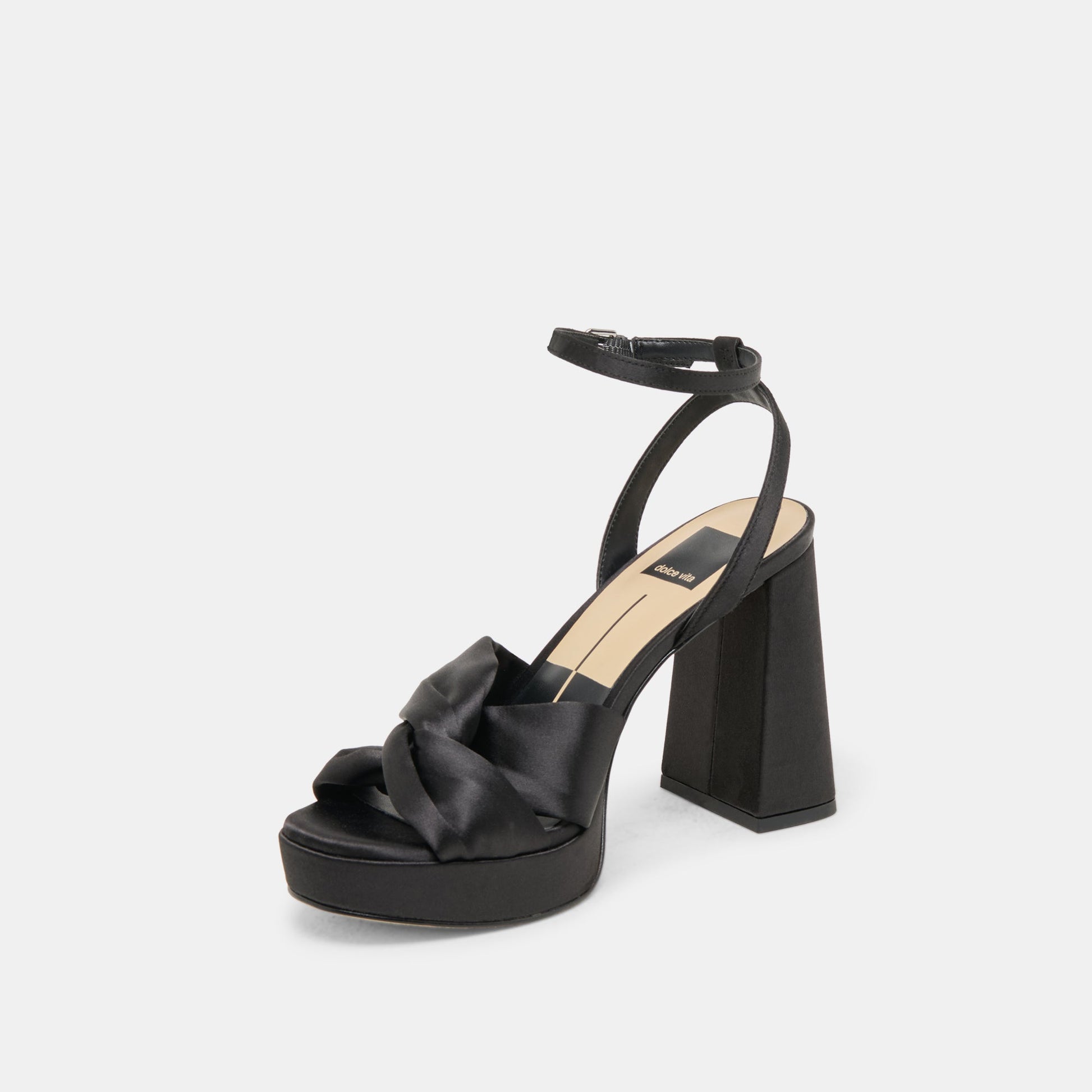 Dolce Vita PARLO HEELS ONYX SATIN
