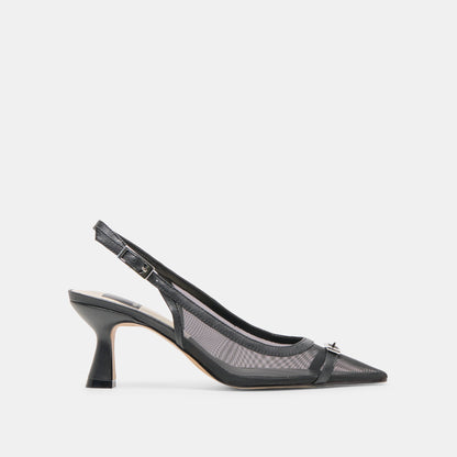 Dolce Vita Lorine Onyx Mesh Heels