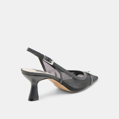 Dolce Vita Lorine Onyx Mesh Heels