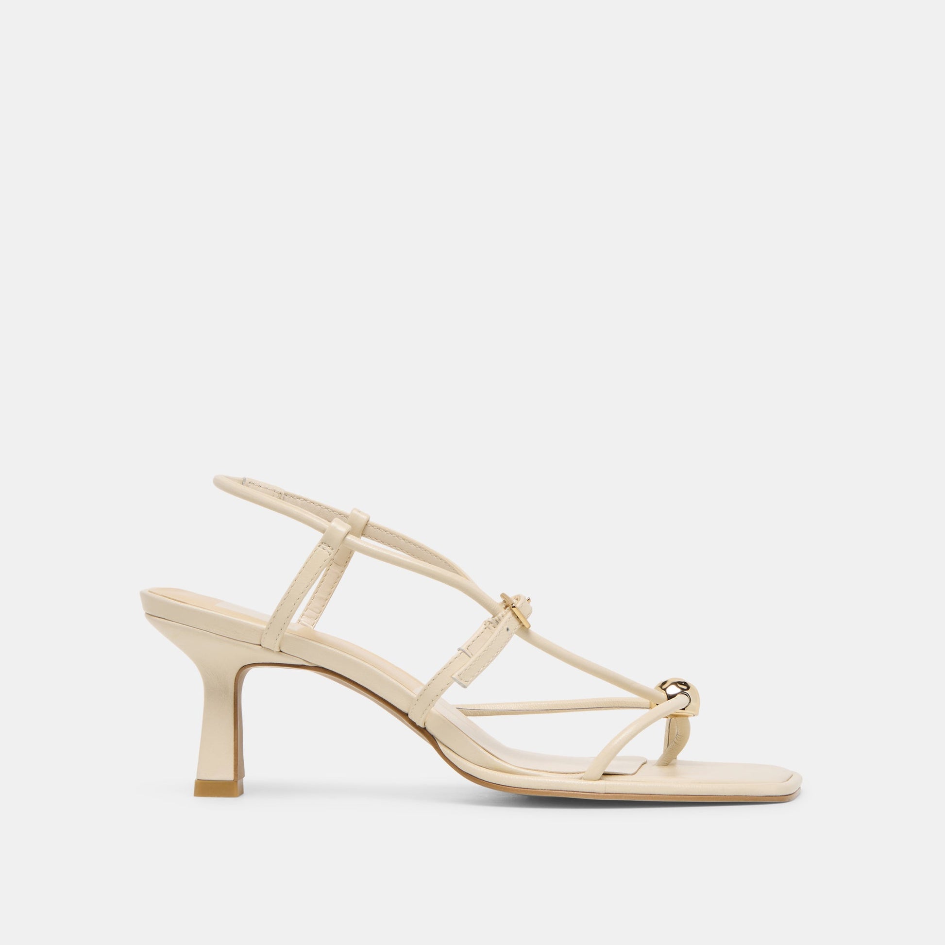 Dolce Vita Mylee Creme Leather Heels