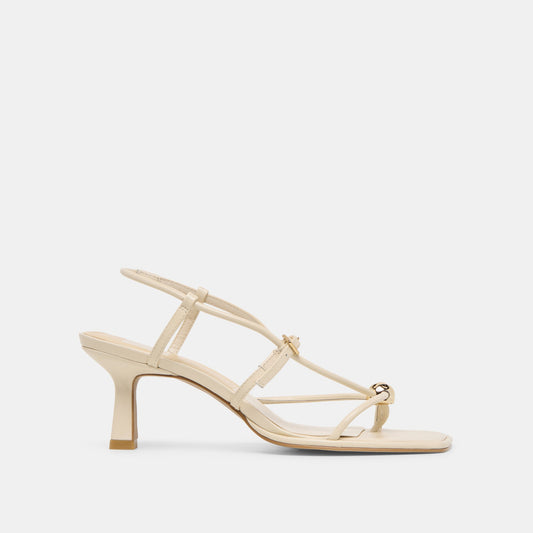 Dolce Vita Mylee Creme Leather Heels