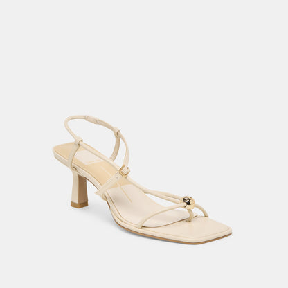 Dolce Vita Mylee Creme Leather Heels