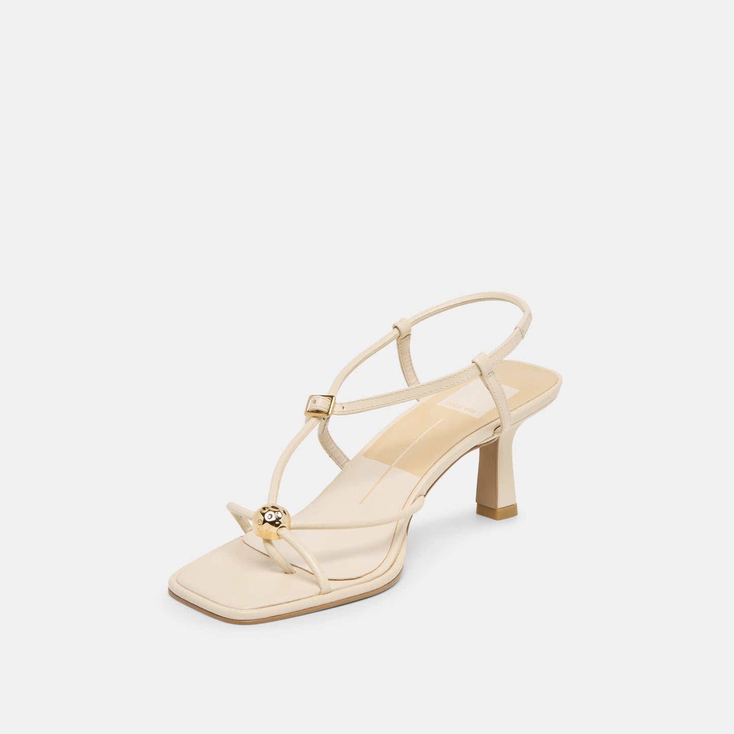 Dolce Vita Mylee Creme Leather Heels