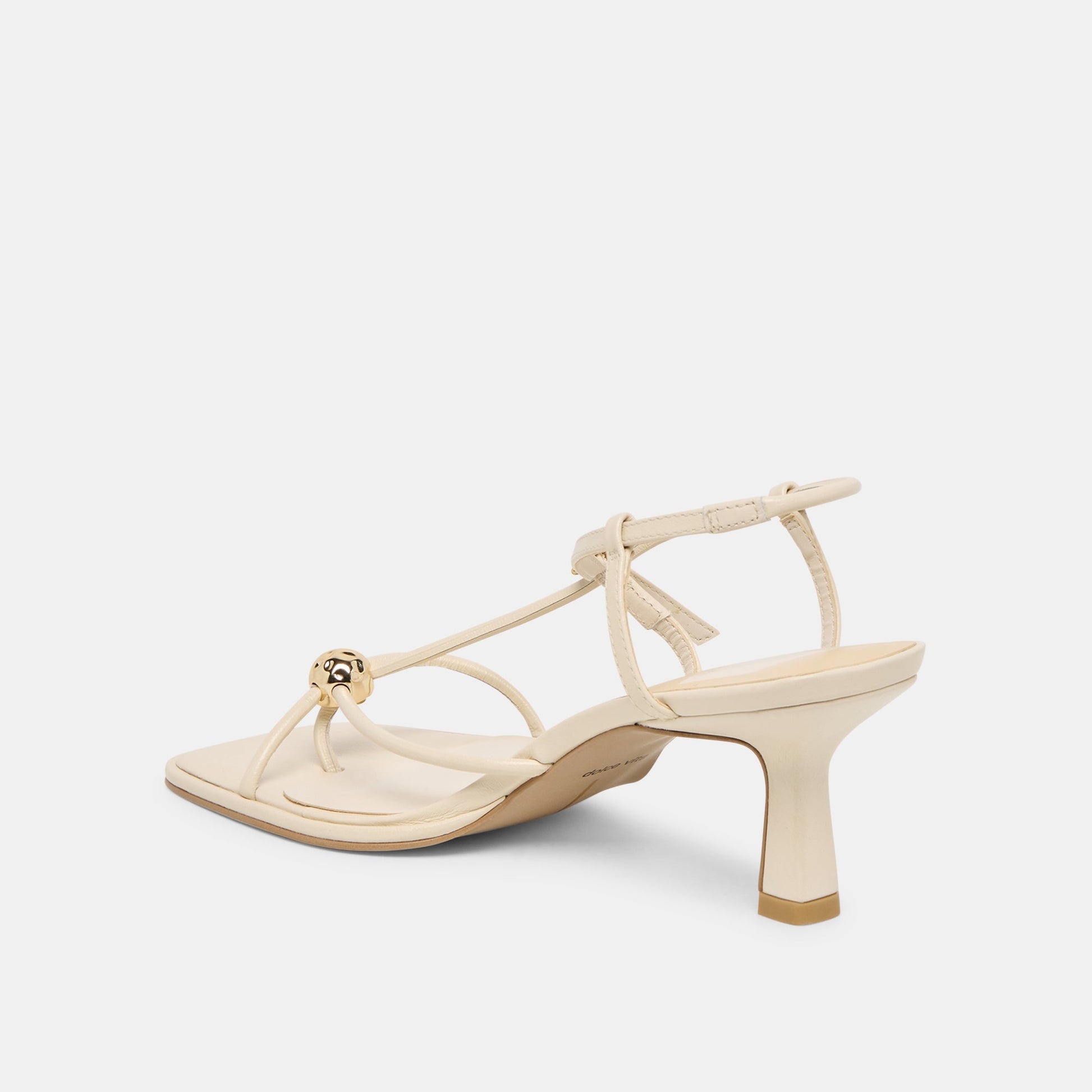Dolce Vita Mylee Creme Leather Heels