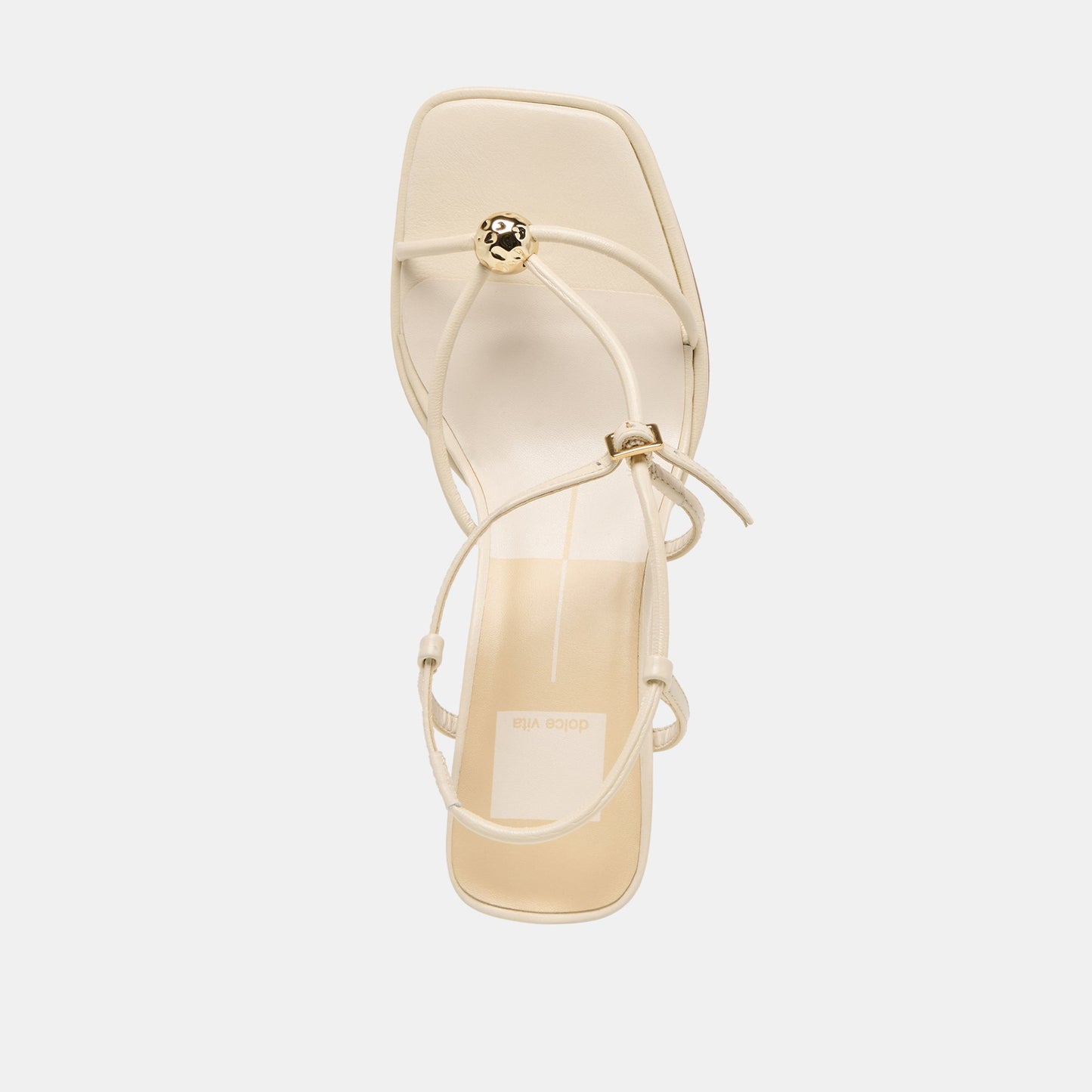 Dolce Vita Mylee Creme Leather Heels