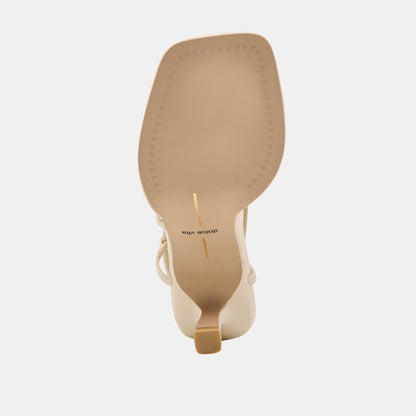 Dolce Vita Mylee Creme Leather Heels