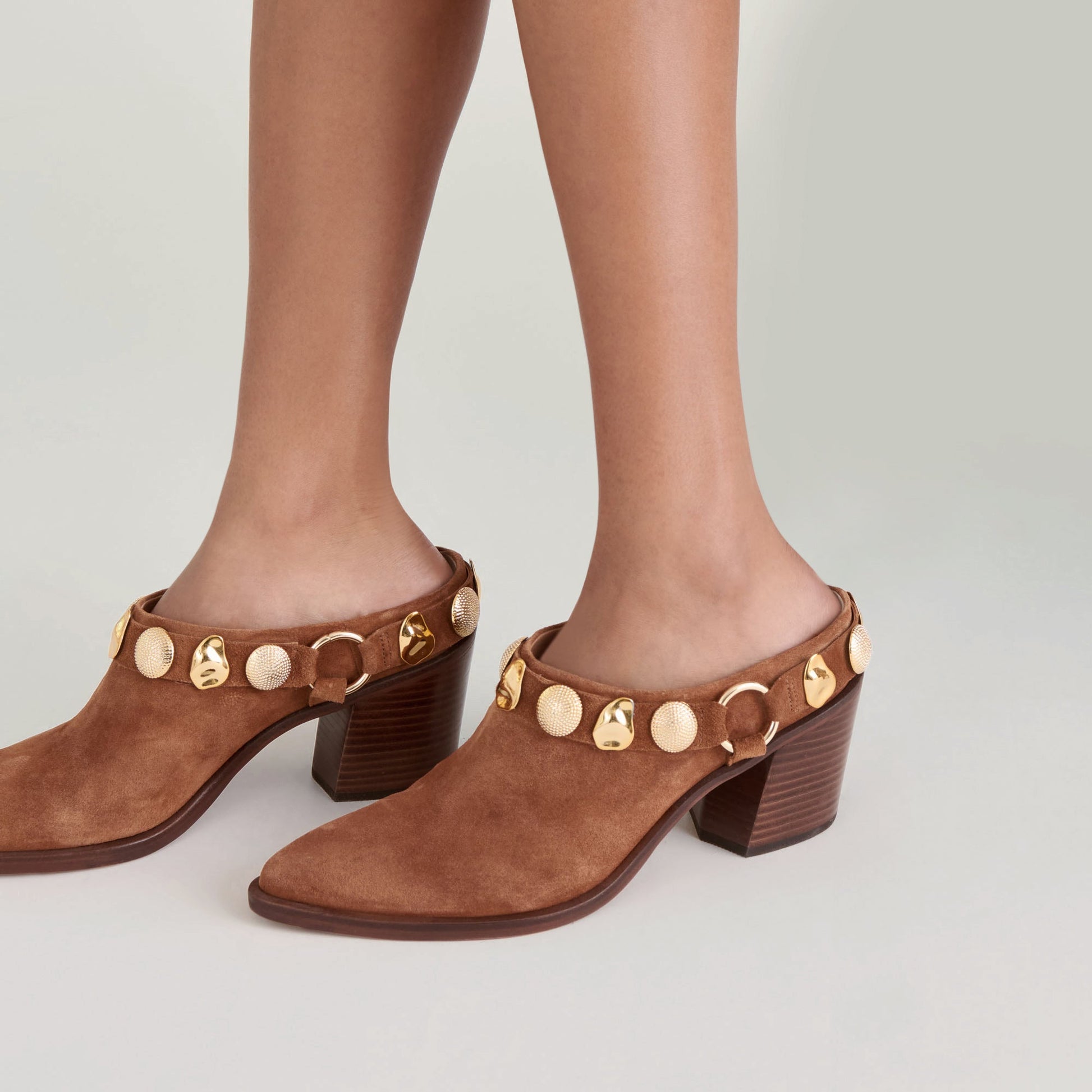 Dolce Vita Kanyon Brown Suede Heels
