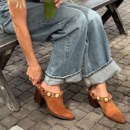 Dolce Vita Kanyon Brown Suede Heels