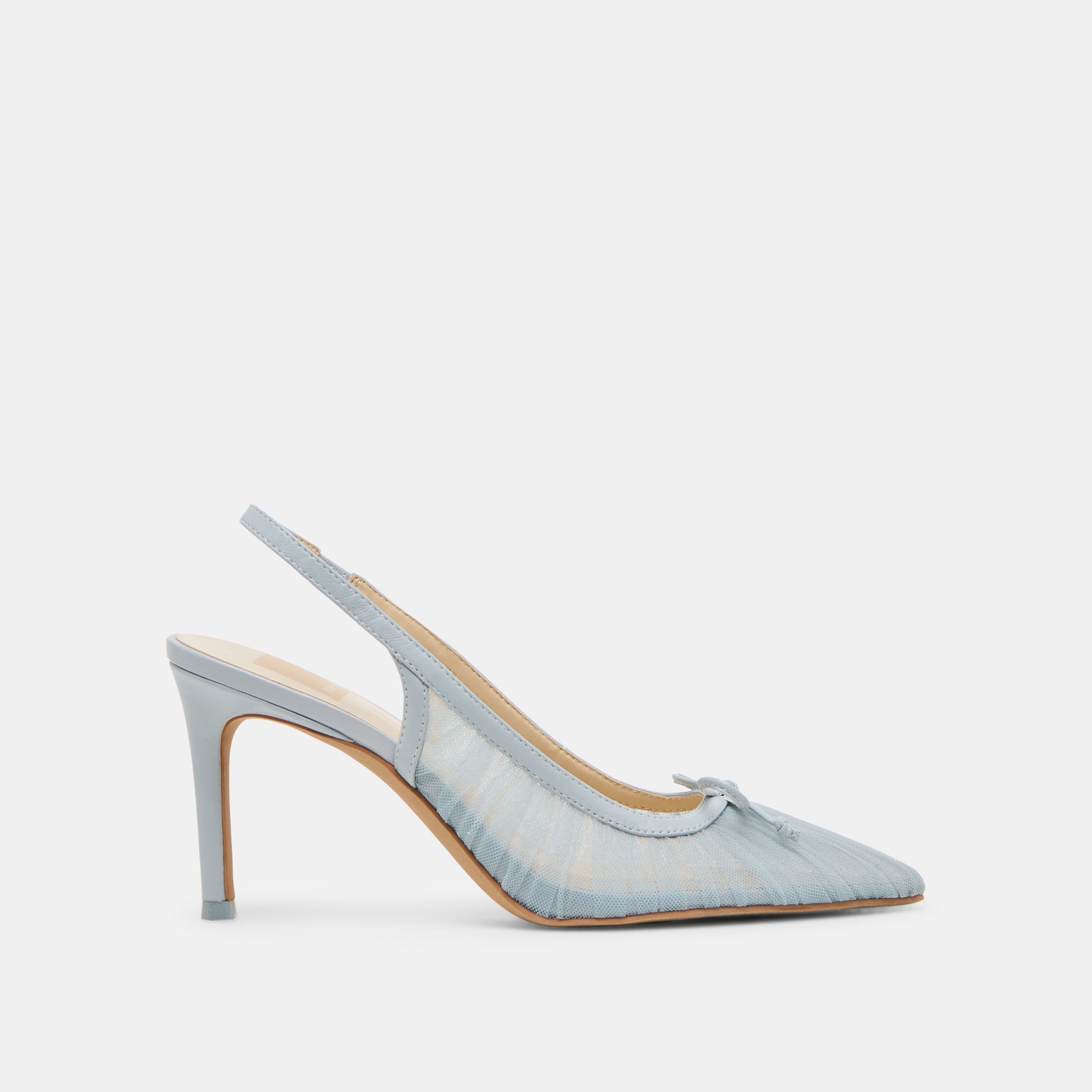 Dolce Vita Yela Light Blue Tulle Heels