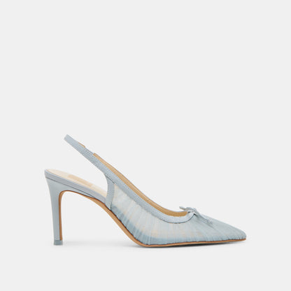 Dolce Vita Yela Light Blue Tulle Heels