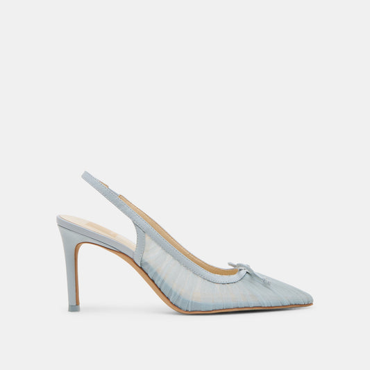 Dolce Vita Yela Light Blue Tulle Heels