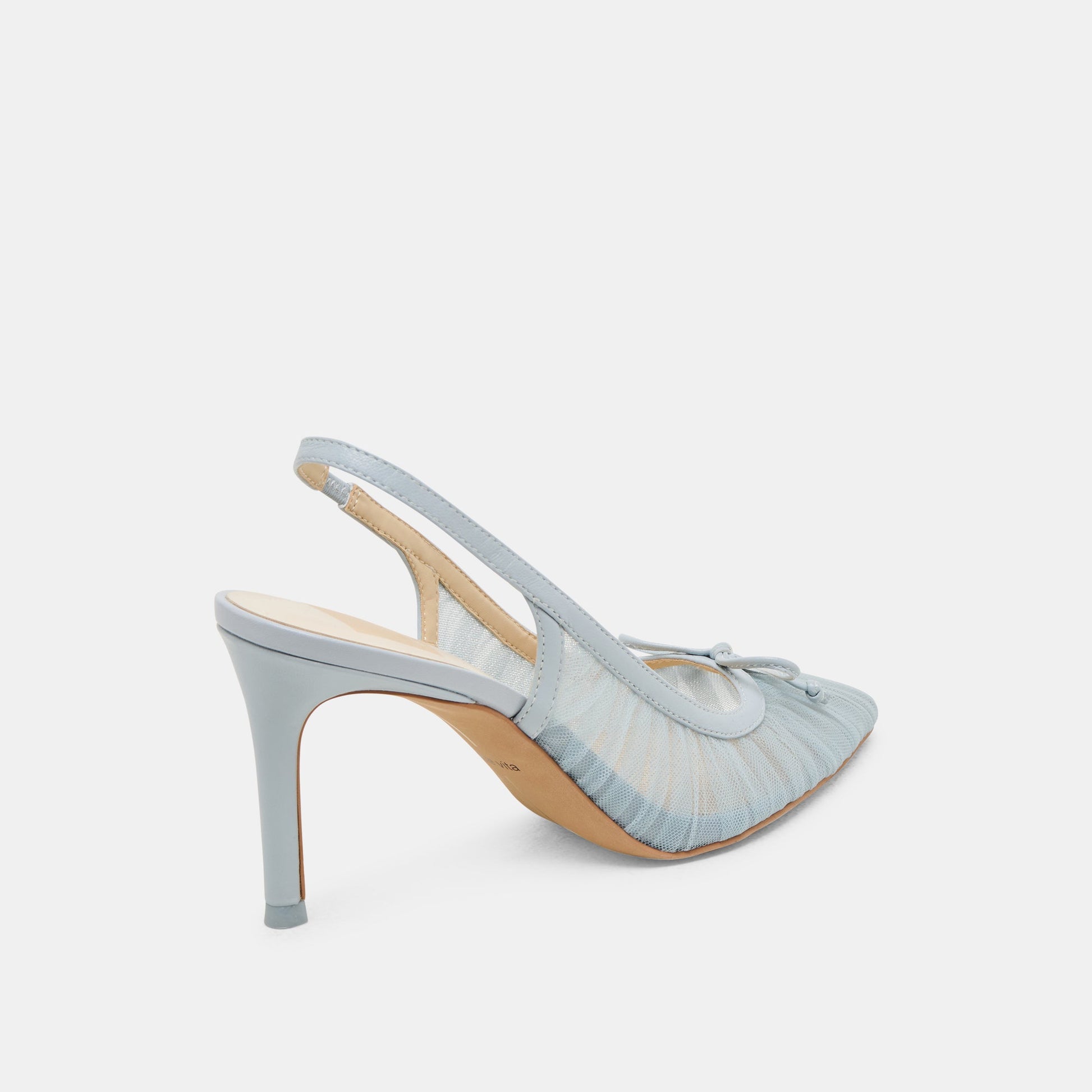 Dolce Vita Yela Light Blue Tulle Heels